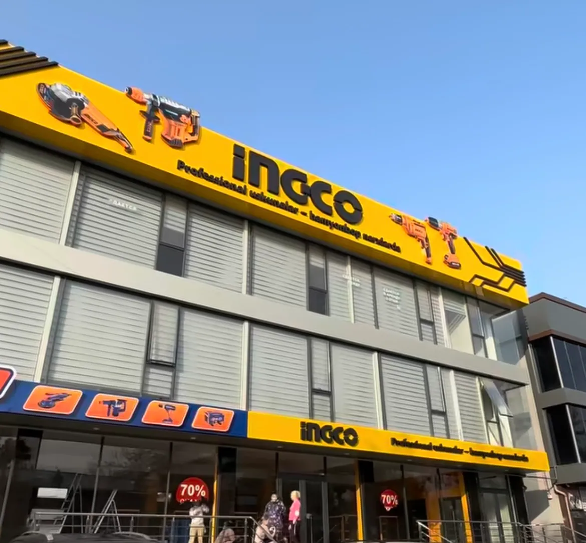 INGCO fasadini brendlash