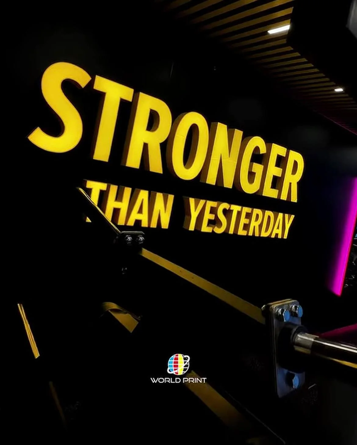 Stronger Than Yesterday yoritiladigan harflari